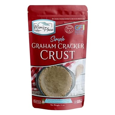 Mom's Place Gluten-Free Simple Graham Cracker Crust Mix - Dairy Free, Nut Free, Soy Free & Corn Free, 11 oz