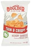 BOULDER CANYON Thin & Crispy Hickory BBQ Potato Chips, 6 OZ