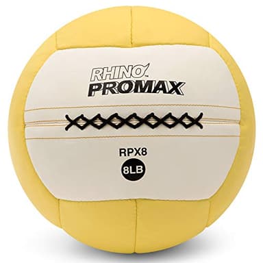 Champion Sports RPX8 Rhino Promax Slam Balls, 8 lb, Soft Shell with Non-Slip Grip, Medicine Wall Exercise Ball for Weightlifting, Plyometrics, Cross Training, & Home Gym Fitness