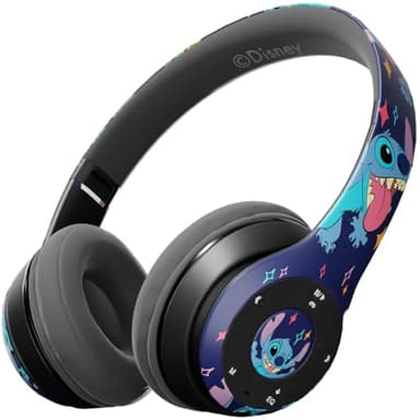 iJoy Disney Lilo & Stitch Lick Bluetooth Over-Ear Headphones, Wireless Foldable Headset with Built-in Microphone for Adults and Kids, Comfortable Auriculares: Electronics