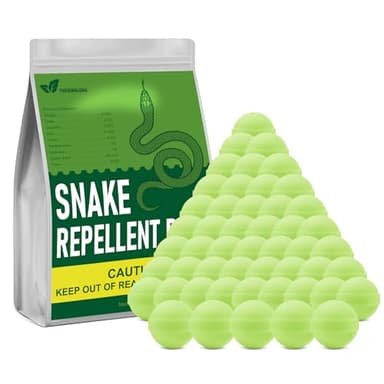 YUEQINGLONG 50 Pack Snake Be Gone for Yard Powerful Pet Safe,Moth Balls for Lawn Garden Camping Fishing Home to Repels Snakes and Other Pests