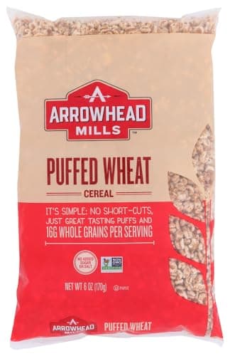 Arrowhead Mills Puffed Wheat Cereal 6 oz (Pack of 2)
