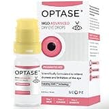OPTASE MGD Advanced Dry Eye Drops - Preservative Free Drops for Dry Eyes and MGD - Lipid-Based Artificial Tears - Demet Technology, Multidose Bottle, Contact Lens Safe - .33 fl oz, 300 Doses