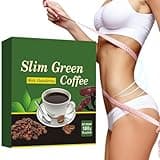 Premium Green Coffee Bean Extract Powder - Gluten-Free Green Coffee Bean Extract Supplements with 10 Natural Health Blends, Instant Coffee, 180g (18 Sachets)