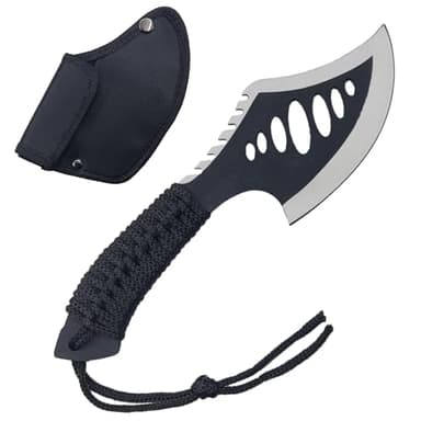 Veectgoo Lightweight Tactical Hatchets Small Camping Backpacking Axe with Nylon Fiber Handle for Bushcraft Outdoor Survival Hiking with Bottle Opener