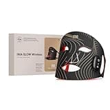 INIA Red Light Therapy Mask for Face, Glow Wireless LED Face Mask Light Therapy with Near-Infrared Red Light (NIR), Rechargeable and Ergonomic Design for Home & Travel