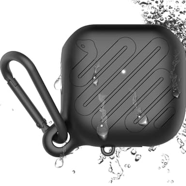Waterproof Case for AirPods 4 Case 2024 (Black)