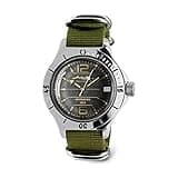 Vostok | Amphibia 120697 Automatic Self-Winding Diver Wrist Watch | Green Strap