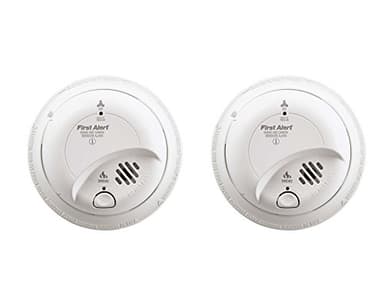 First Alert SC-9120B Hardwired Smoke and Carbon Monoxide Alarm with Battery Backup 2 Pack