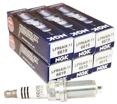 NGK 6619 Iridium Spark Plugs LFR6AIX-11-6 Pack