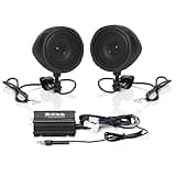 BOSS Audio Systems MCBK420B Bluetooth Speaker System - Class D Compact Amplifier, 3 Inch Weatherproof Speakers, Volume Control, Great for Use with ATVs/Motorcycles, 12 Volt Vehicles