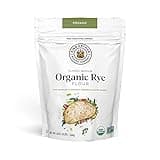 King Arthur Baking Organic Medium Rye Flour - 3 lbs for Complex Flavorful Breads & Baked Goods - 100% US Grown & Milled - Non-GMO Project Verified - Robust Flavor for Rye Bread, Cookies & More