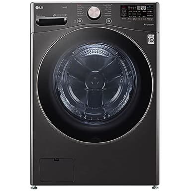 LG WM4000HBA 4.5 Cu. Ft. Smart Front-Load Washer, High-Efficiency Laundry Machine with Wi-Fi Connectivity, Black Steel