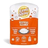 Lemi Shine Garbage Disposal Cleaner and Deodorizer Powered By Citric Acid | Foam Cleaner For Kitchen Garbage Disposal with a Natural, Fresh Lemon Scent (2 Count)