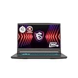 MSI Thin A15 15.6” 144Hz FHD Gaming Laptop: Ryzen 5-7535HS, NVIDIA Geforce RTX 2050, 8GB DDR5, 512GB NVMe SSD, Cooler Boost 5, Win 11: Black B7UCX-218US
