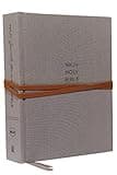 NKJV, Journal the Word Bible, Cloth over Board, Gray, Red Letter, Comfort Print: Reflect, Journal, or Create Art Next to Your Favorite Verses