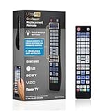 UltraPro Backlit OneTouch Universal Remote Control, Replacement TV Remote for Samsung TV Remote, LG TV Remote, Roku TV Remote, Vizio Smart TV Remote, Easiest Setup Ever U.S. Based Support 80830