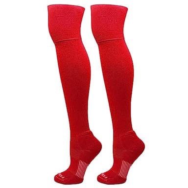 Mk Socks Extreme Over the Knee Sports Socks - Scarlet Red (S)
