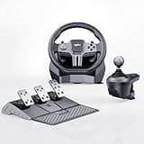 PXN - V9 Gen2 Racing Wheel, 270-900° Car Simulation, Dual - Mode, 3 - in - 1 Pedals and Shifter Bundle for PC, PS4, PS3, Xbox One, Xbox Series X/S, Switch