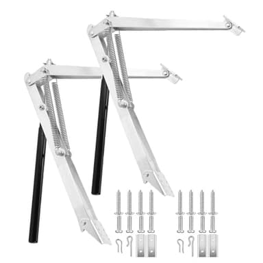 2PCS Auto Vent Opener Automatic Greenhouse Window Opener Roof Vent Opener Greenhouse Accessories for Garden Automatic Ventilation Gardening Tools Automatic Greenhouses Supplies (Dual Spring Opener)