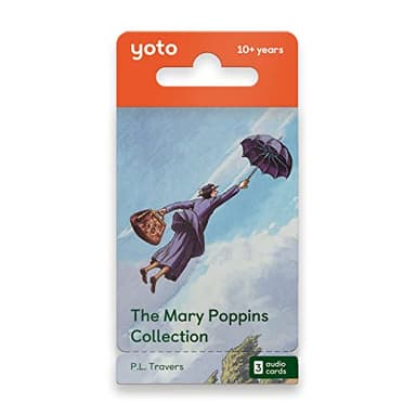 YOTO The Mary Poppins Collection by P.L. Travers – 3 Kids Audio Cards for Use with Player & Mini All-in-1 Audio Device, Screen-Free Listening with Fun Playtime Bedtime & Travel Stories, Ages 10+