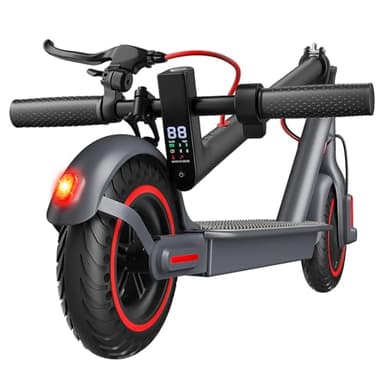 Electric Scooter Adult, 500W Power, 8.5" Solid Tire, 12-18 Miles & 18MPH, Dual Braking, Max Load 264 lbs, Smart APP & Cruise Control, Foldable E Scooters for Commute Campus Street Strolling, UL2272