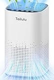 Air Purifiers for Home Large Room up to 1500ft²,Tailulu H13 True HEPA Air Cleaner with 360°Air Inlet, 15dB Air Purifier for Bedroom with Sleep Mode,Speed Control,Timer, for Odor Dust Smoke