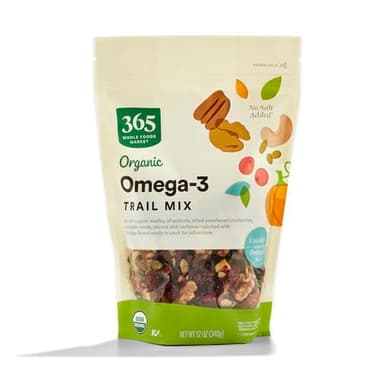 365 by Whole Foods Market, Organic Omega-3 Trail Mix, 12 Ounce