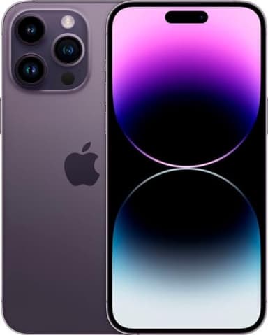 Apple iPhone 14 Pro, 512GB, Deep Purple - Unlocked (Renewed)