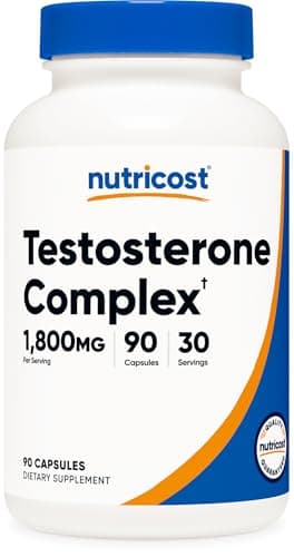 Nutricost Testosterone Support Complex (90 Capsules) -1800mg Per Serving