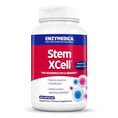 Enzymedica, Stem XCell, Enzyme and Antioxidant Support for Brain and Cellular Health, 60 Capsules