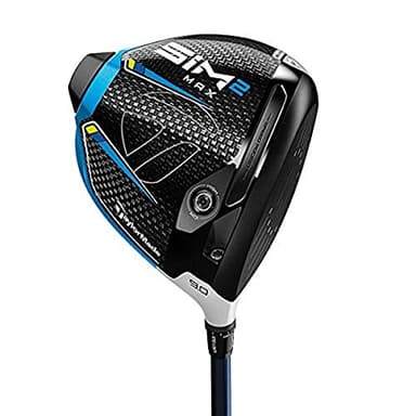 TaylorMade Golf SIM2 Max Driver (Mens, 9 Degree, Right Hand, Ventus Blue, Stiff)