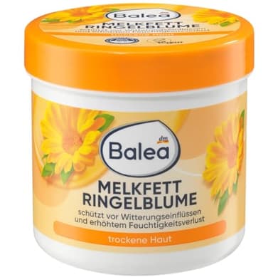 Balea Melkfett milking grease - Calendula Gel-Cream - Protects Skin Against Environmental Damage / Stress from Cold, Wind, Rain etc - 250ml (Not Tested on Animals) by dm-drogerie markt