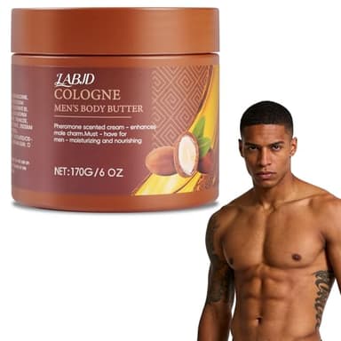 LABJD Body Butter for Men, Cologne Pheromone Scented Body Butter for Men, Hydrates and moisturizes to enhance attractiveness (1 Pack)
