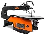 WEN Variable Speed Scroll Saw, 16-Inch with Work Light and Easy Access Blade Changes (3923)
