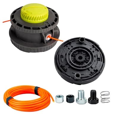 Compatible Ryobi Weed Wacker Head Replacement – 314608005 for Ryobi Reel Easy+ Bump Feed Trimmer Head Straight Shaft RY15526 RY15527 RY15529