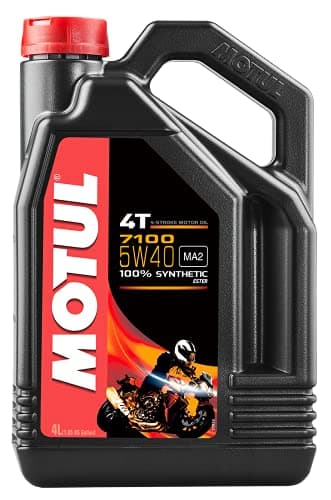 Motul 104087-CS 7100 4T Synthetic Oil(5W40 4-Liter), 1 l, 4 Pack