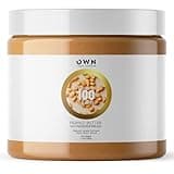 Wonderspread Half-Calorie Gourmet Peanut Butter, Only 100 Calories per 2 tablespoons, 1g Net Carbs, No Palm Oil, 12 Oz