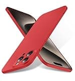 Bastmei for iPhone 15 Pro Case 6.1",Extremely Light Ultra-Light Super Slim Camera Protection Hard PC Cover Case for iPhone 15 Pro (Gravel Red)