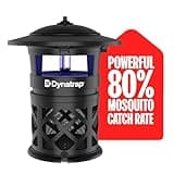 Dynatrap DT2030SR Fly Traps Outdoor - Mosquito & Flying Insect Killer for 1 Acre – Kills Mosquitoes, Flies, Gnats, Wasps - Bug Zapper Alternative - Black