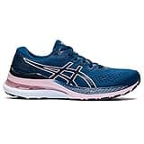 ASICS Women's Gel-Kayano 28 Running Shoes, 6, MAKO Blue/Barely Rose