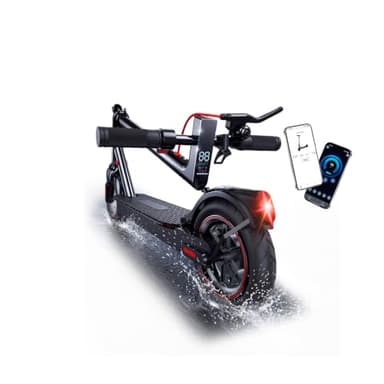 WAWSCOTE Electric Scooters - Electric Scooter for Audlts, 500W/1000W/1500W Peak Motor, 18/28 Max MPH, 21/25/28 Miles Range, APP Control, Lightweight Foldable E-Scooter