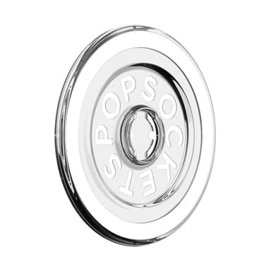 PopSockets Round Magnetic Base Only, Compatible with PopSockets Tops - Clear