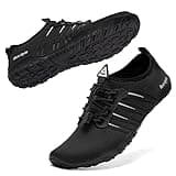 Racqua Pool Shoes Quick Dry Barefoot Water Aqua Sport Beach Swim Surf Diving for Men Women Black 10 Women/9 Men