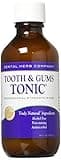 Dental Herb Company Tooth & Gums Tonic Mouthwash - Made with Pure Essential Oils to Relieve Bad Breath, Bleeding and Irritated Gums. (18 Oz)
