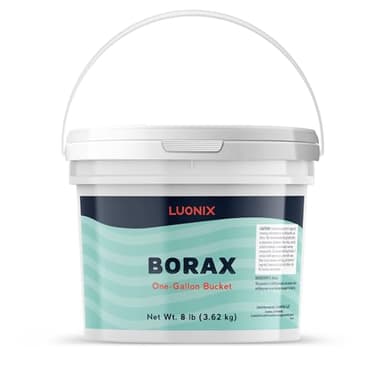 Luonix Borax, 1 Gallon Bucket, Multipurpose Cleaner, Laundry Additive