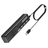 Cykvis 3 in 1 USB Computer Speaker with Microphone, PC Laptop Desktop Conference Speaker with Mic for Smart Home Office and Online Study，360 Degree Enhanced Voice Pickup, Noise Reduction