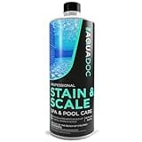 Spa Stain and Scale Control for Hot Tubs, Scale Metal & Stain Control for Hot Tubs, Prevent & Remove Stains in Hot Tubs with Our Hot Tub Water Softener & Spa Descaler Chemical | AquaDoc 32oz