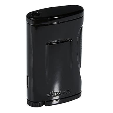 Xikar Xidris Single Jet Flame Lighter, High-Performance, Direct Inject Flame Technology, Black