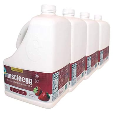 4 Gallons Strawberry MuscleEgg Liquid Egg Whites (Cage-Free)